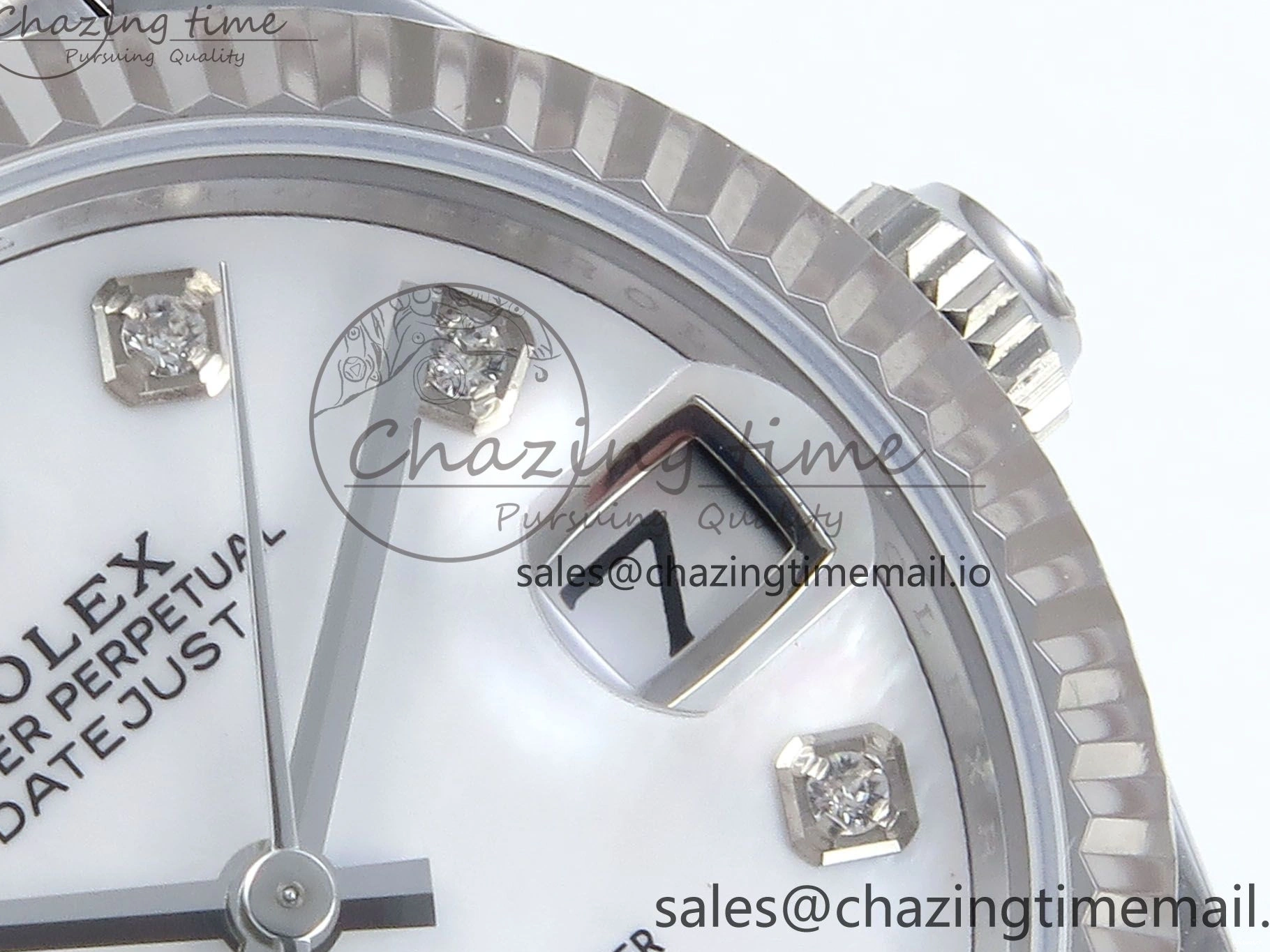 MOP 1:1 Diamonds 2688 904L SS ETA 278274 DateJust Edition Jubilee ARF Steel Dial Best on 31 Bracelet White 0413